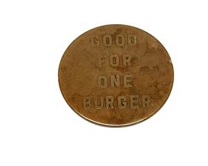 In-N-Out INO First Edition Inaugural 1950's Burger Coin!